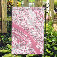 Polynesian Tiare Flower Pink Pastel Vibes Garden Flag
