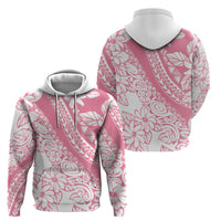 Polynesian Tiare Flower Pink Pastel Vibes Hoodie
