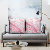 Polynesian Tiare Flower Pink Pastel Vibes Pillow Cover