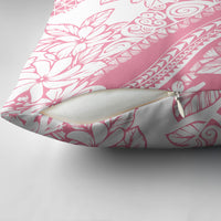 Polynesian Tiare Flower Pink Pastel Vibes Pillow Cover