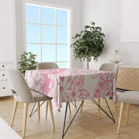 Polynesian Tiare Flower Pink Pastel Vibes Tablecloth