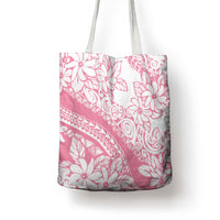 Polynesian Tiare Flower Pink Pastel Vibes Tote Bag LT14 - Polynesian Pride