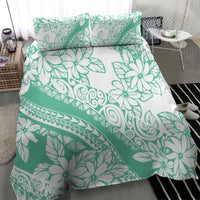 Polynesian Tiare Flower Cyan Pastel Vibes Bedding Set LT14 - Polynesian Pride