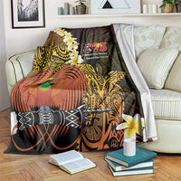Papua New Guinea 1975 Blanket Create Our History Inspire Our Future LT14 Black - Polynesian Pride
