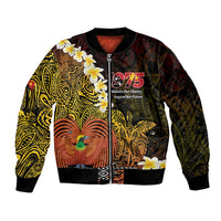 Papua New Guinea 1975 Bomber Jacket Create Our History Inspire Our Future - Polynesian Pride