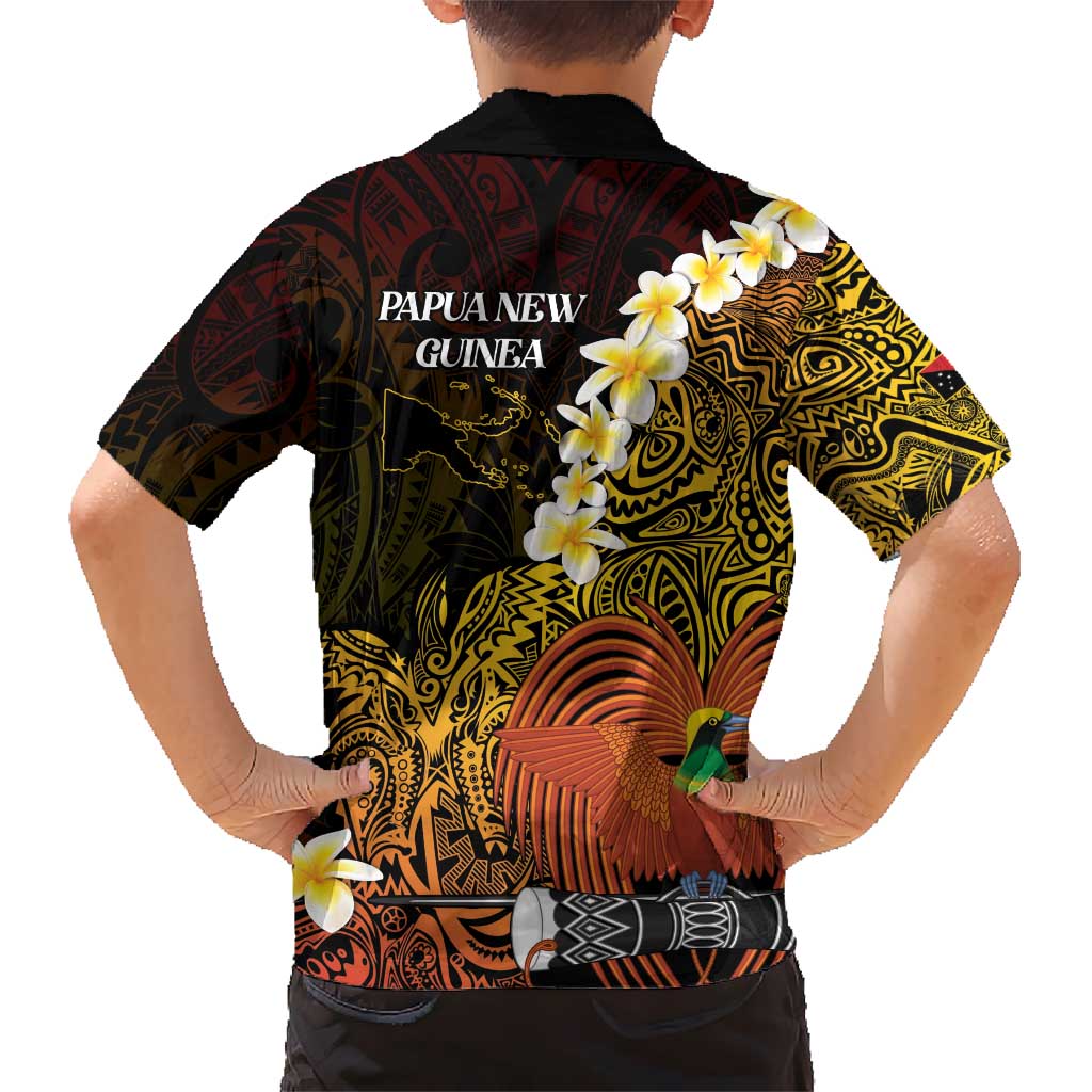 Papua New Guinea 1975 Kid Hawaiian Shirt Create Our History Inspire Our Future - Polynesian Pride