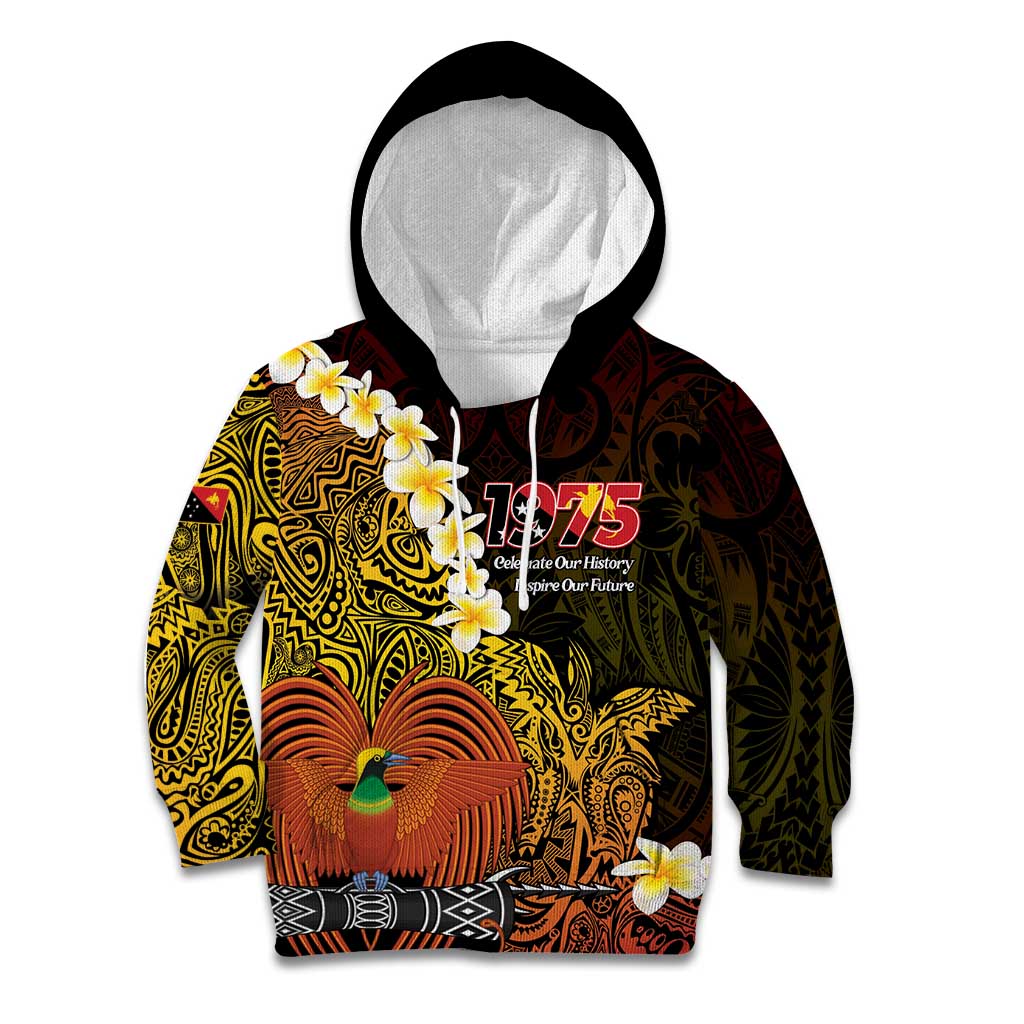 Papua New Guinea 1975 Kid Hoodie Create Our History Inspire Our Future - Polynesian Pride