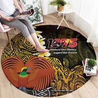 Papua New Guinea 1975 Round Carpet Create Our History Inspire Our Future - Polynesian Pride