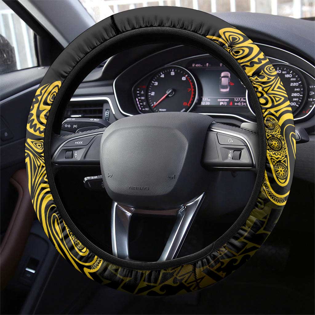 Papua New Guinea 1975 Steering Wheel Cover Create Our History Inspire Our Future - Polynesian Pride