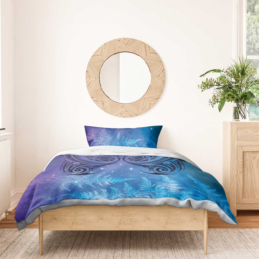 New Zealand Matariki Bedding Set Aotearoa Maori New Year Galaxy Maori Silver Fern LT14 - Polynesian Pride