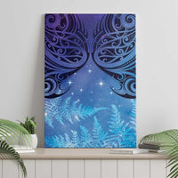 New Zealand Matariki Canvas Wall Art Aotearoa Maori New Year Galaxy Maori Silver Fern LT14 - Polynesian Pride