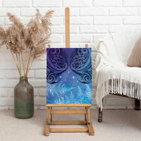 New Zealand Matariki Canvas Wall Art Aotearoa Maori New Year Galaxy Maori Silver Fern LT14 - Polynesian Pride