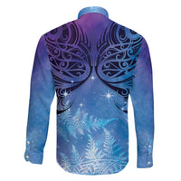 New Zealand Matariki Family Matching Puletasi and Hawaiian Shirt Aotearoa Maori New Year Galaxy Maori Silver Fern LT14 - Polynesian Pride