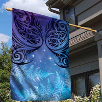 New Zealand Matariki Garden Flag Aotearoa Maori New Year Galaxy Maori Silver Fern LT14 - Polynesian Pride