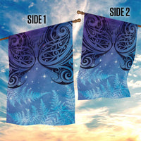 New Zealand Matariki Garden Flag Aotearoa Maori New Year Galaxy Maori Silver Fern LT14 - Polynesian Pride