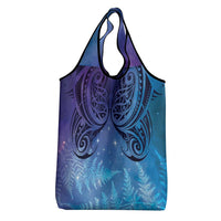 New Zealand Matariki Grocery Bag Aotearoa Maori New Year Galaxy Maori Silver Fern LT14 - Polynesian Pride