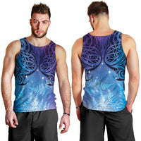 New Zealand Matariki Men Tank Top Aotearoa Maori New Year Galaxy Maori Silver Fern LT14 - Polynesian Pride