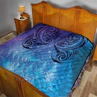 New Zealand Matariki Quilt Aotearoa Maori New Year Galaxy Maori Silver Fern LT14 - Polynesian Pride