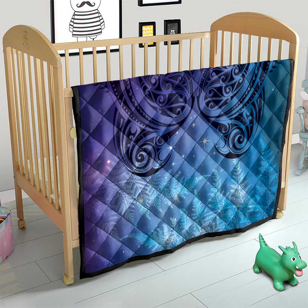 New Zealand Matariki Quilt Aotearoa Maori New Year Galaxy Maori Silver Fern LT14 - Polynesian Pride