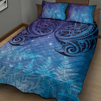 New Zealand Matariki Quilt Bed Set Aotearoa Maori New Year Galaxy Maori Silver Fern LT14 - Polynesian Pride