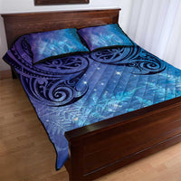 New Zealand Matariki Quilt Bed Set Aotearoa Maori New Year Galaxy Maori Silver Fern LT14 - Polynesian Pride