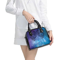New Zealand Matariki Shoulder Handbag Aotearoa Maori New Year Galaxy Maori Silver Fern LT14 - Polynesian Pride