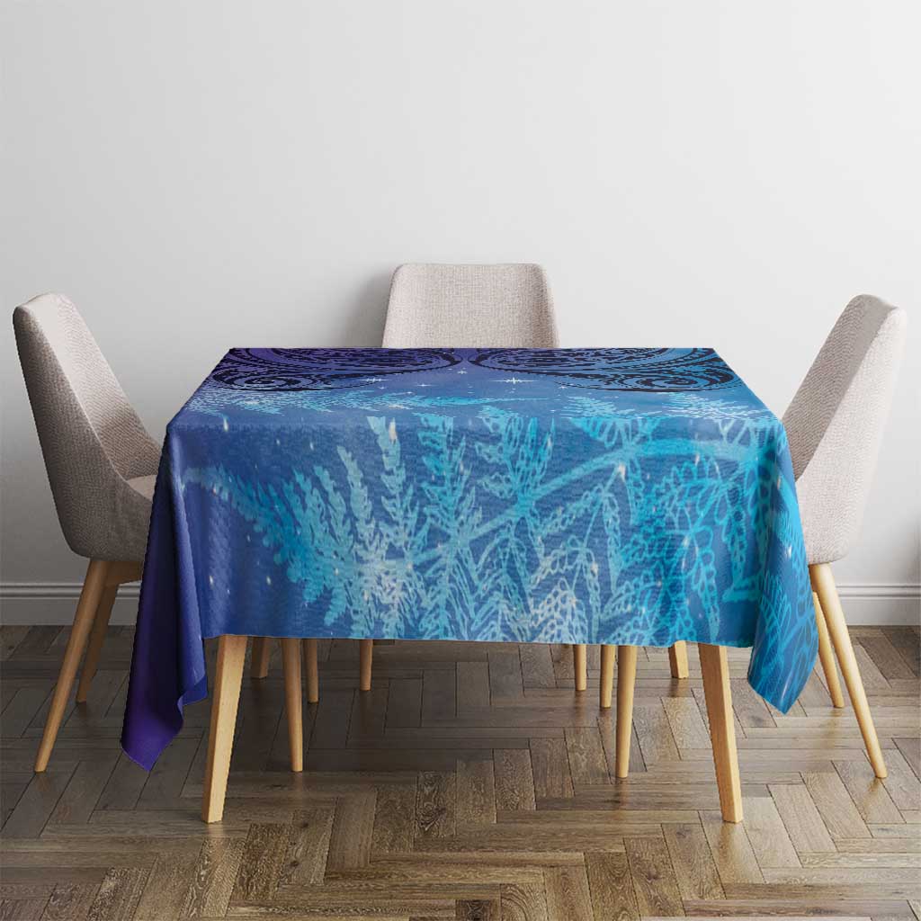 New Zealand Matariki Tablecloth Aotearoa Maori New Year Galaxy Maori Silver Fern LT14 - Polynesian Pride