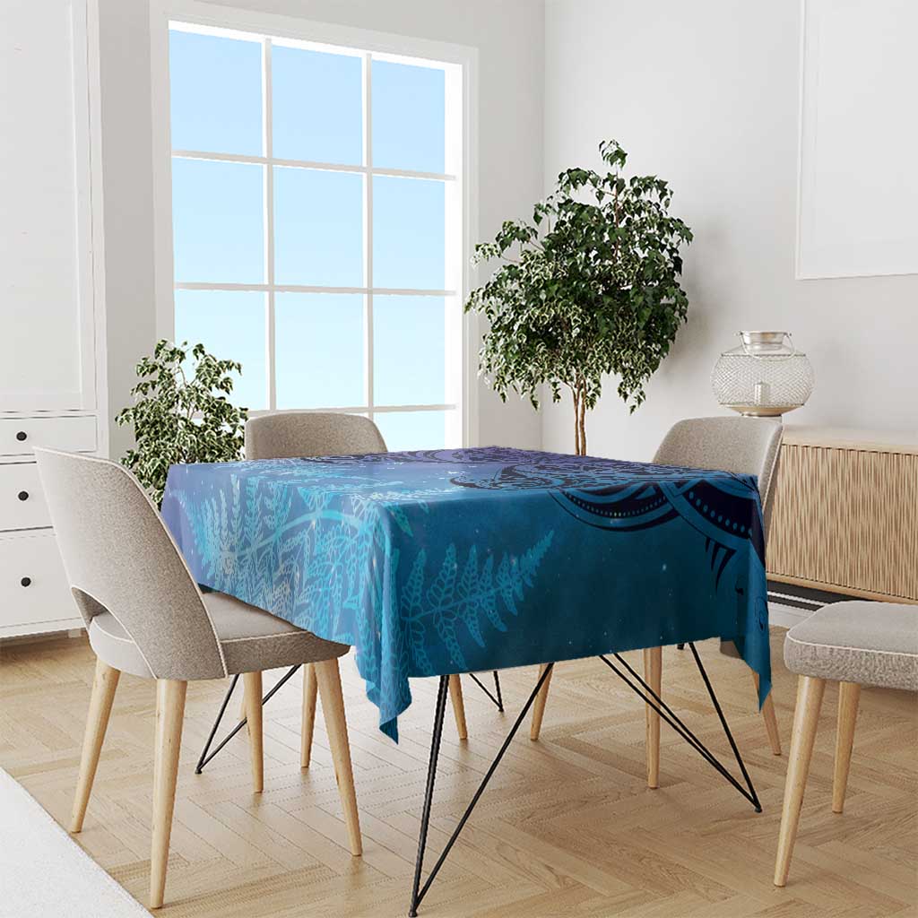New Zealand Matariki Tablecloth Aotearoa Maori New Year Galaxy Maori Silver Fern LT14 - Polynesian Pride