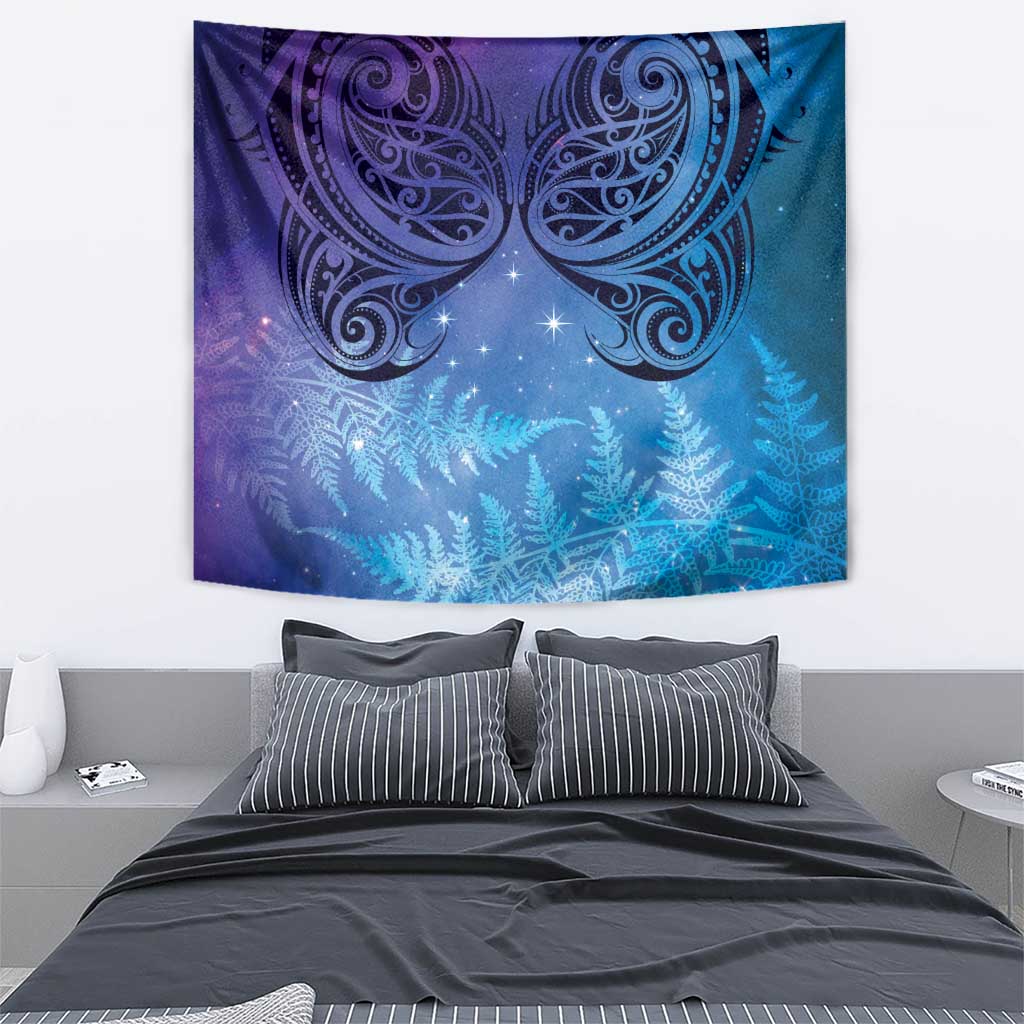 New Zealand Matariki Tapestry Aotearoa Maori New Year Galaxy Maori Silver Fern LT14 - Polynesian Pride