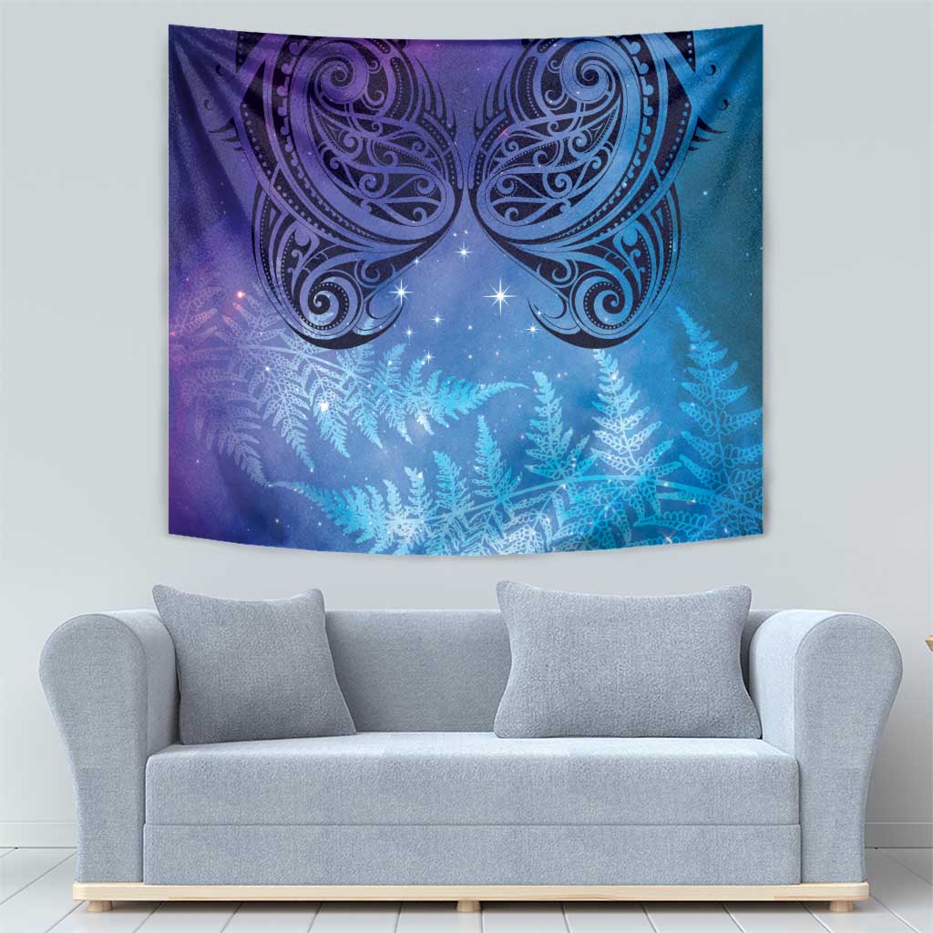 New Zealand Matariki Tapestry Aotearoa Maori New Year Galaxy Maori Silver Fern LT14 - Polynesian Pride