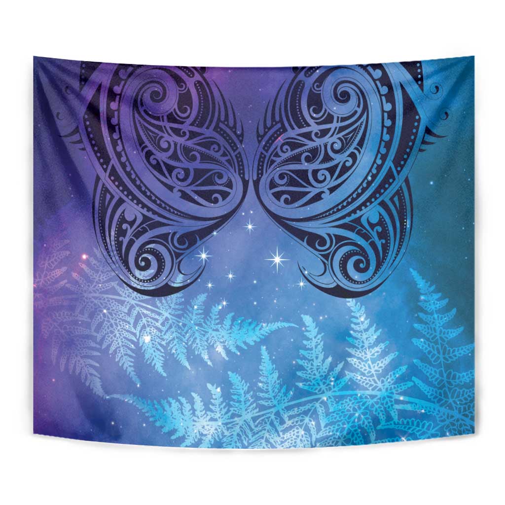 New Zealand Matariki Tapestry Aotearoa Maori New Year Galaxy Maori Silver Fern LT14 - Polynesian Pride