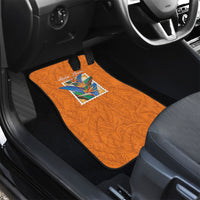 Aloha Hawaii Pua Manu Car Mats Hawaiian Bird of Paradise Flowers Stylized Stamp LT14 - Polynesian Pride