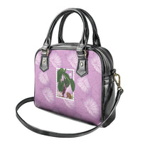 Aloha Hawaii Kalo Shoulder Handbag Hawaiian Taro Leaves Stylized Stamp LT14 - Polynesian Pride