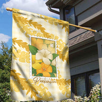 Aloha Hawaii Puakenikeni Garden Flag Hawaiian Lei Palaka Motifs Stylized Stamp LT14 - Polynesian Pride