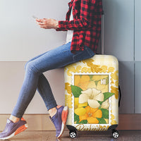 Aloha Hawaii Puakenikeni Luggage Cover Hawaiian Lei Palaka Motifs Stylized Stamp LT14 - Polynesian Pride