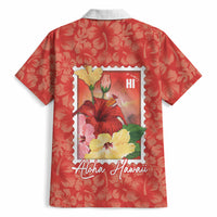 Aloha Hawaii Pua Aloalo Hawaiian Shirt Hawaiian Hibiscus Flowers Stylized Stamp LT14 - Polynesian Pride