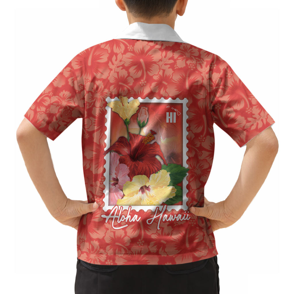 Aloha Hawaii Pua Aloalo Hawaiian Shirt Hawaiian Hibiscus Flowers Stylized Stamp LT14 - Polynesian Pride