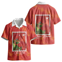 Aloha Hawaii Ohia Lehua Kid Hawaiian Shirt Hawaiian Lei Stylized Stamp LT14 - Polynesian Pride