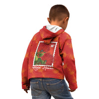 Aloha Hawaii Ohia Lehua Kid Hoodie Hawaiian Lei Stylized Stamp LT14 - Polynesian Pride