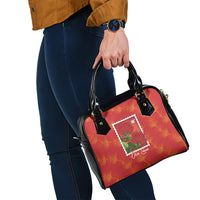 Aloha Hawaii Ohia Lehua Shoulder Handbag Hawaiian Lei Stylized Stamp LT14 - Polynesian Pride