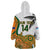 Custom Fiji And Australia Rugby Wearable Blanket Hoodie Fijian Palm Tree Mix Aussie Kangaroo