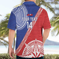 Tonga and Samoa Rugby Custom Hawaiian Shirt Ikale Tahi Manu Samoa Together - Polynesian Pride