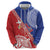 Tonga and Samoa Rugby Custom Hoodie Ikale Tahi Manu Samoa Together - Polynesian Pride