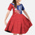 Tonga and Samoa Rugby Custom Kid Short Sleeve Dress Ikale Tahi Manu Samoa Together - Polynesian Pride