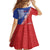 Tonga and Samoa Rugby Custom Kid Short Sleeve Dress Ikale Tahi Manu Samoa Together - Polynesian Pride