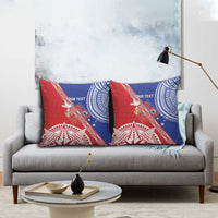 Tonga and Samoa Rugby Custom Pillow Cover Ikale Tahi Manu Samoa Together LT14 - Polynesian Pride