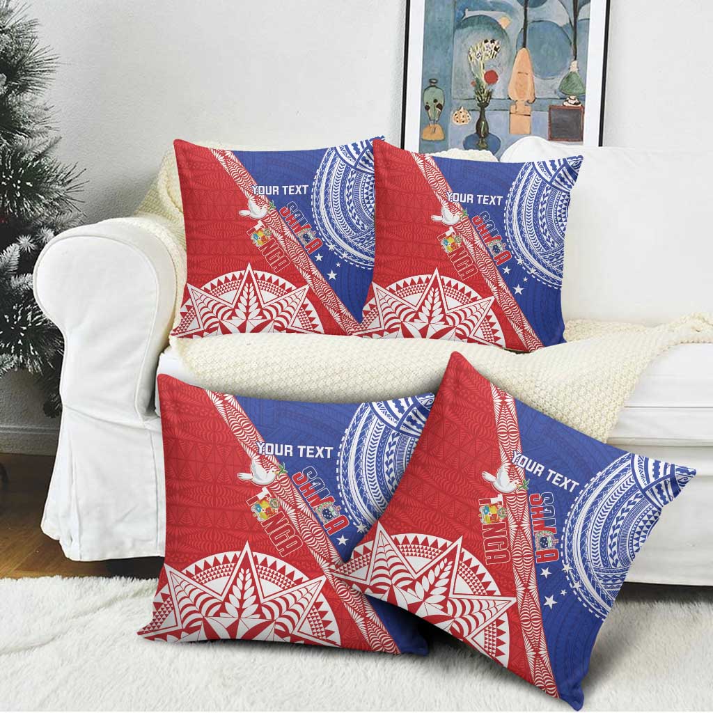 Tonga and Samoa Rugby Custom Pillow Cover Ikale Tahi Manu Samoa Together LT14 - Polynesian Pride