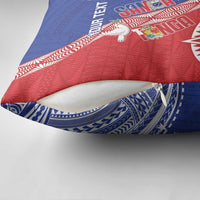 Tonga and Samoa Rugby Custom Pillow Cover Ikale Tahi Manu Samoa Together LT14 - Polynesian Pride