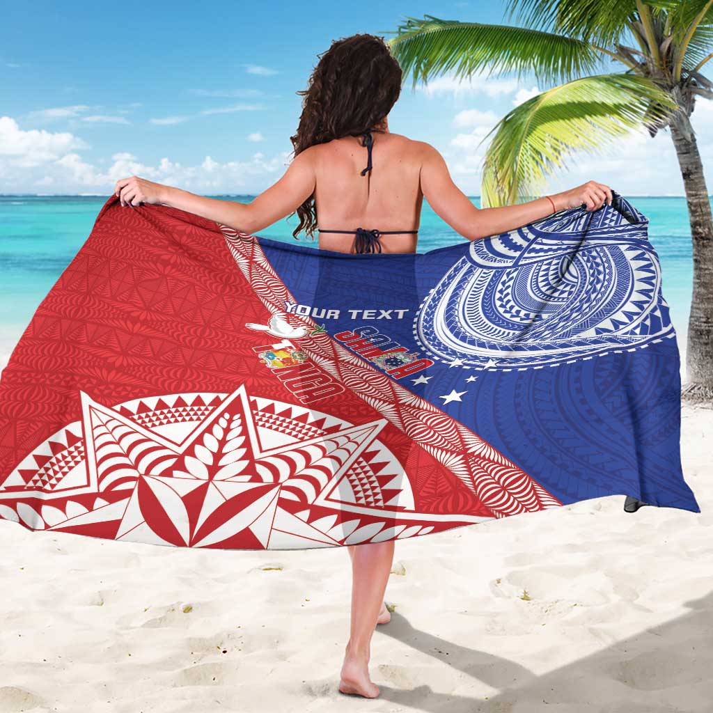 Tonga and Samoa Rugby Custom Sarong Ikale Tahi Manu Samoa Together LT14 - Polynesian Pride