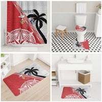 Fiji and Tonga Rugby Custom Bathroom Set Flying Fijians Ikale Tahi Together Pacific - Polynesian Pride